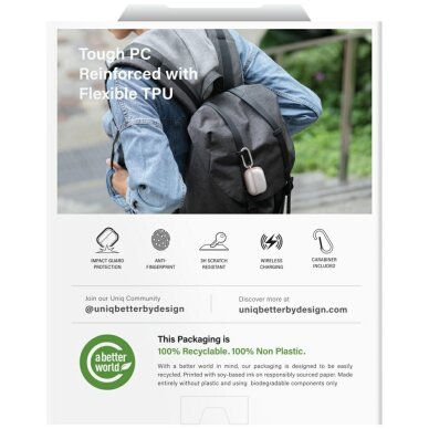 AirPods Pro 3 Uniq Veren dėklas – rožinis 5 AirPods Pro 3 Uniq Veren dėklas – rožinis 5