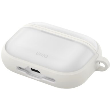 AirPods Pro 3 Uniq Veren dėklas – baltas 3 AirPods Pro 3 Uniq Veren dėklas – baltas 3