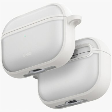 AirPods Pro 3 Uniq Veren dėklas – baltas AirPods Pro 3 Uniq Veren dėklas – baltas
