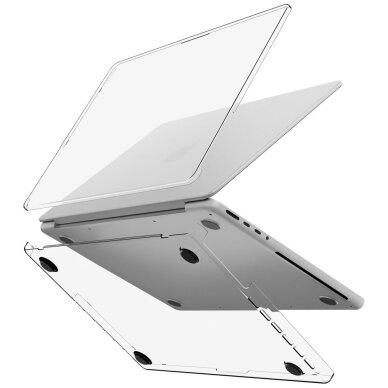 MacBook Pro 14" M1–M4 (2021–2024) dėklas Uniq Vero – skaidrus 1