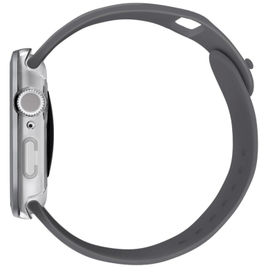 Uniq Voute tempered glass Dėklas skirtas Apple Watch 10 46 mm - Sidabrinis 2