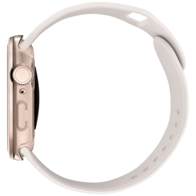 Uniq Voute Tempered Glass Dėklas skirtas Apple Watch 10 46mm - Rose Auksinis 2