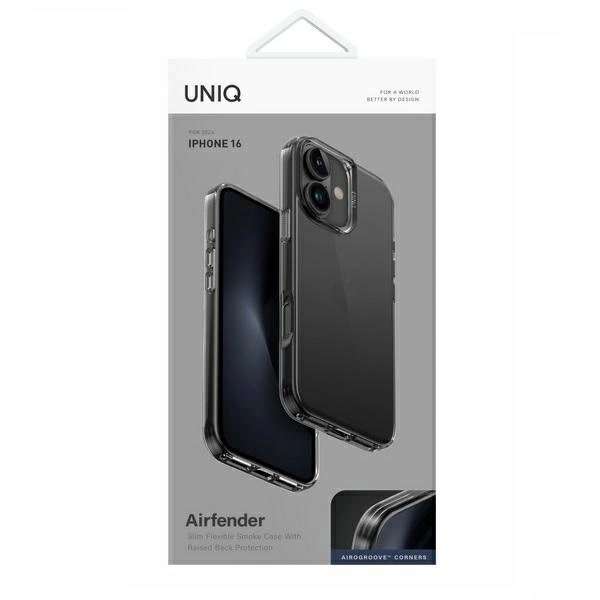 iPhone 16 – Uniq Air Fender dėklas - Pilkas 3