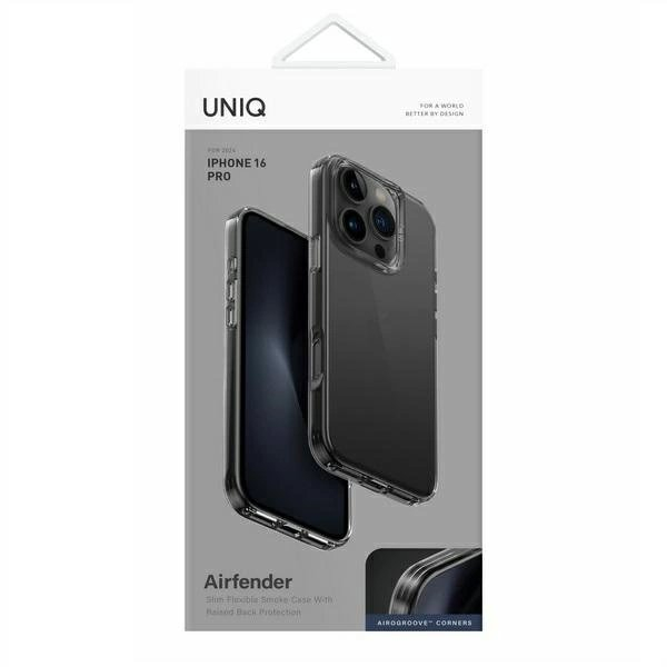 iPhone 16 Pro – Uniq Air Fender dėklas - Pilkas 3