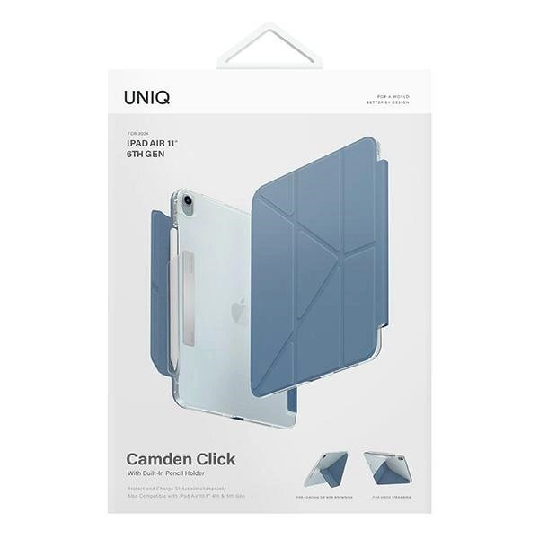 Uniq Camden Click Dėklas iPad Air 11" (2024) - mėlynas 9 Uniq Camden Click Dėklas iPad Air 11" (2024) - mėlynas 9