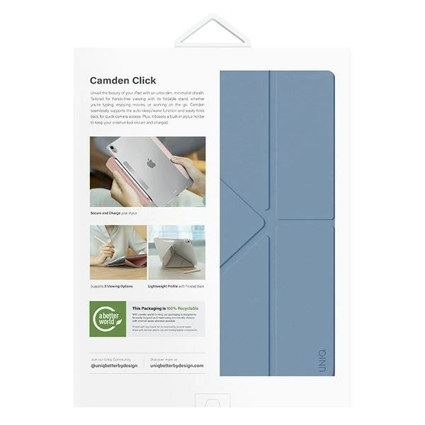 Uniq Camden Click Dėklas iPad Air 13" (2024) - mėlynas 10 Uniq Camden Click Dėklas iPad Air 13" (2024) - mėlynas 10