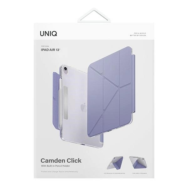 Uniq Camden Click Dėklas iPad Air 13" (2024) - violetinis 10