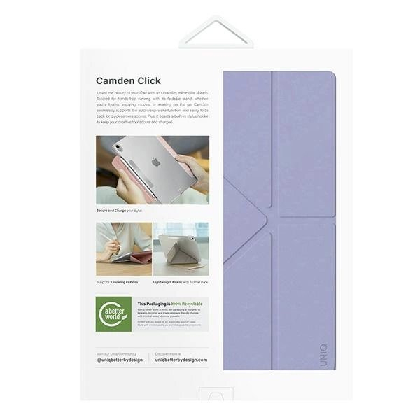 Uniq Camden Click Dėklas iPad Air 13" (2024) - violetinis 9 Uniq Camden Click Dėklas iPad Air 13" (2024) - violetinis 9