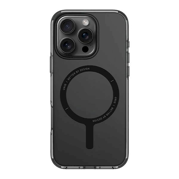 Uniq Dėklas Clario iPhone 16 Pro Max 6.9 Magclick Charging smoke 1 Uniq Dėklas Clario iPhone 16 Pro Max 6.9 Magclick Charging smoke 1