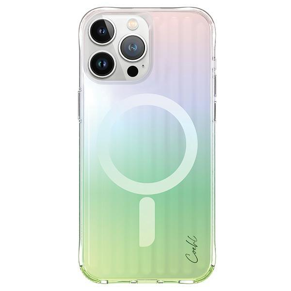Uniq Dėklas Coehl Linear iPhone 15 Pro Max 6.7  Magnetic Charging opal/iridescent
