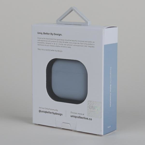 Dėklas ausinėms Uniq case Lino AirPods 3 Mėlynas 5 Dėklas ausinėms Uniq case Lino AirPods 3 Mėlynas 5