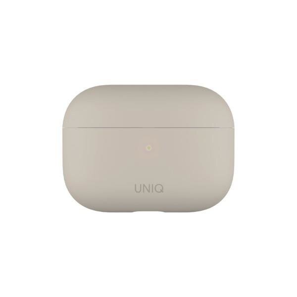 Dėklas ausinėms Uniq Lino AirPods Pro Smėlinis 1 Dėklas ausinėms Uniq Lino AirPods Pro Smėlinis 1