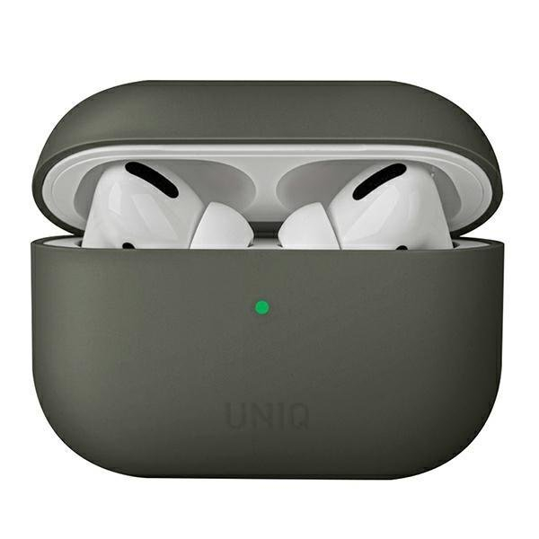 Dėklas ausinėms Uniq Lino AirPods Pro Pilkas Dėklas ausinėms Uniq Lino AirPods Pro Pilkas