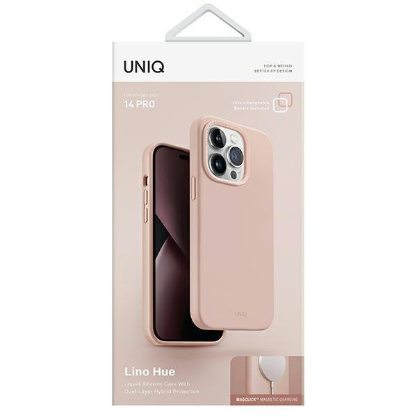 Dėklas Uniq case Lino Hue iPhone 14 Pro Rožinis 6 Dėklas Uniq case Lino Hue iPhone 14 Pro Rožinis 6