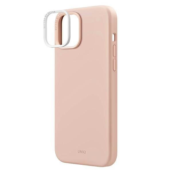 Dėklas Uniq case Lino iPhone 14 Plus Rožinis 2