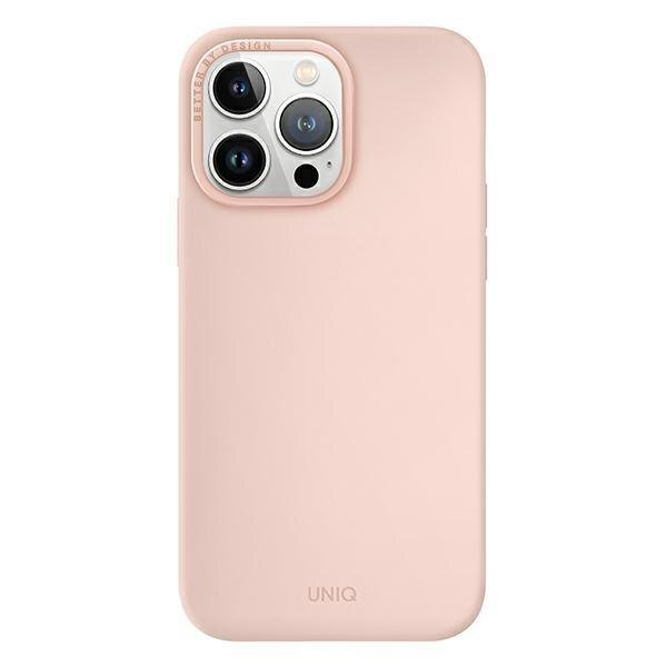 AKCIJA! Dėklas Uniq case Lino iPhone 14 Pro Rožinis 1 AKCIJA! Dėklas Uniq case Lino iPhone 14 Pro Rožinis 1