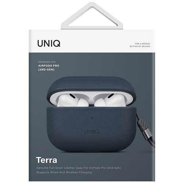 Dėklas ausinėms Uniq Terra AirPods Pro 2 gen. Mėlynas 4 Dėklas ausinėms Uniq Terra AirPods Pro 2 gen. Mėlynas 4