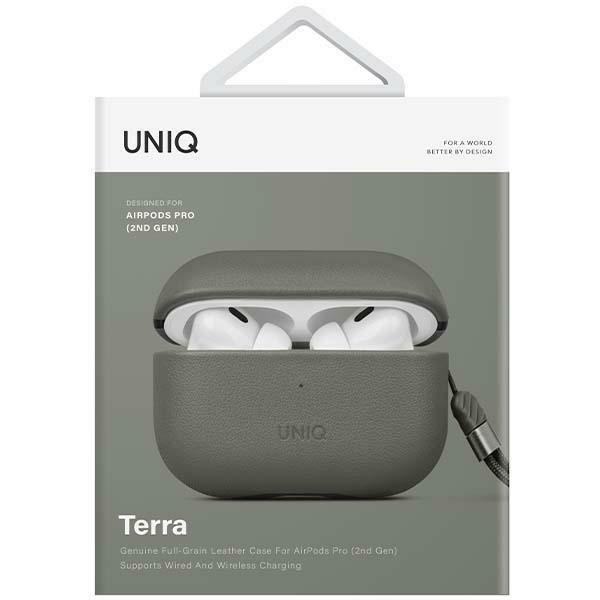 Dėklas ausinėms Uniq Terra AirPods Pro 2 gen. Žalias 4 Dėklas ausinėms Uniq Terra AirPods Pro 2 gen. Žalias 4