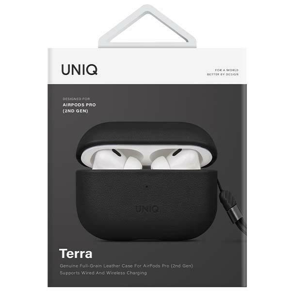 Dėklas ausinėms Uniq Terra AirPods Pro 2nd gen. Juodas 4 Dėklas ausinėms Uniq Terra AirPods Pro 2nd gen. Juodas 4