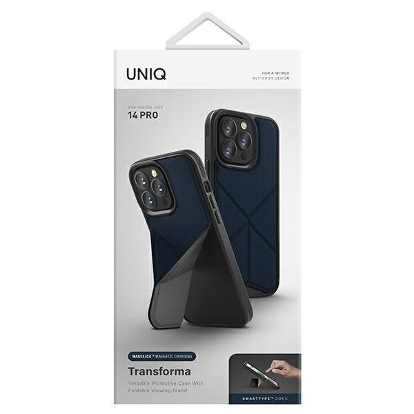 Dėklas Uniq case Transforma iPhone 14 Pro Magclick Charging Mėlynas 13 Dėklas Uniq case Transforma iPhone 14 Pro Magclick Charging Mėlynas 13