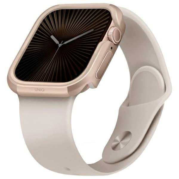 Uniq Dėklas Valencia Apple Watch Series 46mm Auksinis/Auksinis