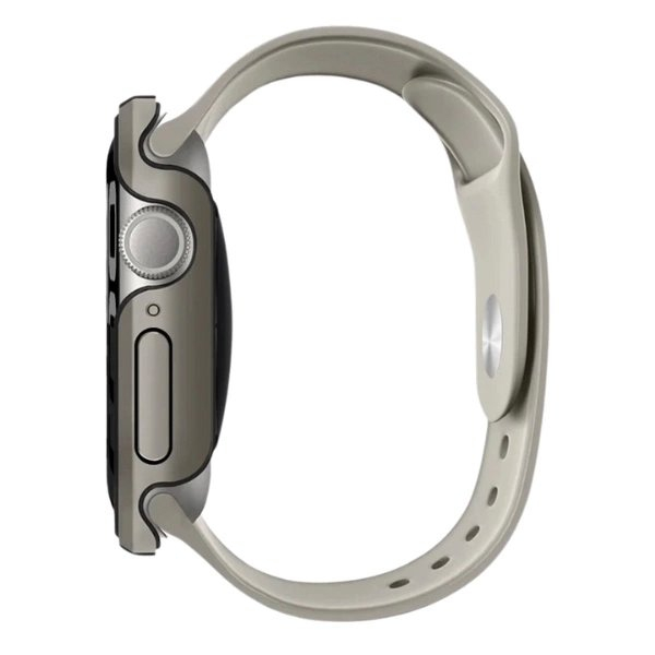 Uniq Dėklas Valencia Apple Watch Series 46mm Sidabrinis/titanium Sidabrinis 2