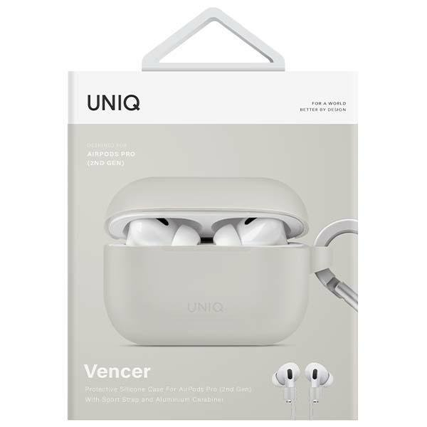 Dėklas ausinėms Uniq Vencer AirPods Pro 2nd gen. Pilkas 5