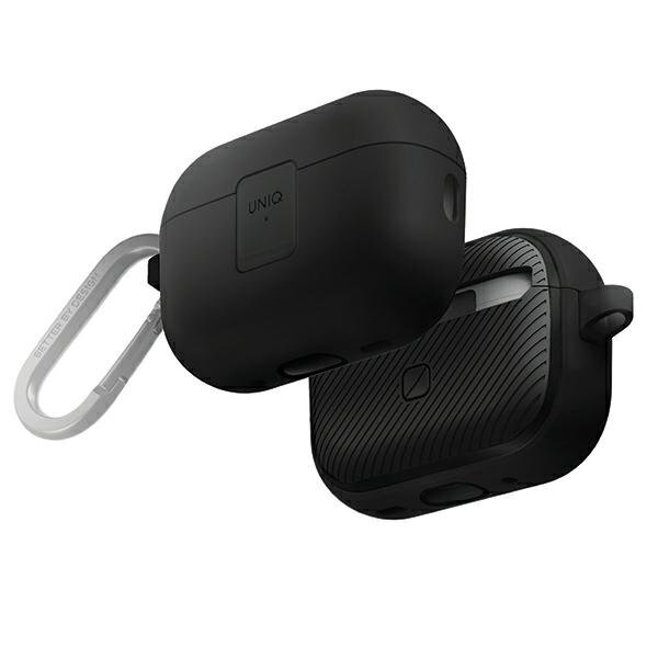 AirPods Pro 2 Uniq Clyde Lock dėklas – juodas AirPods Pro 2 Uniq Clyde Lock dėklas – juodas