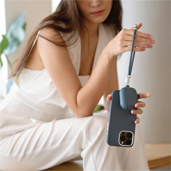 Telefono dirželis Uniq Coehl Laurel Handstrap – mėlynas 3