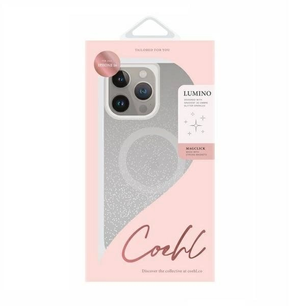 Uniq Coehl Lumino Magnetic Charging Dėklas iPhone 16 - silver 3 Uniq Coehl Lumino Magnetic Charging Dėklas iPhone 16 - silver 3