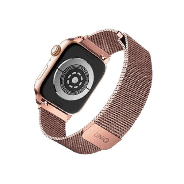 Apyrankė Uniq Dante Apple Watch Series 4/5/6/7/8/9/ SE 40 / 41mm strap. Stainless Steel rožinė 1 Apyrankė Uniq Dante Apple Watch Series 4/5/6/7/8/9/ SE 40 / 41mm strap. Stainless Steel rožinė 1