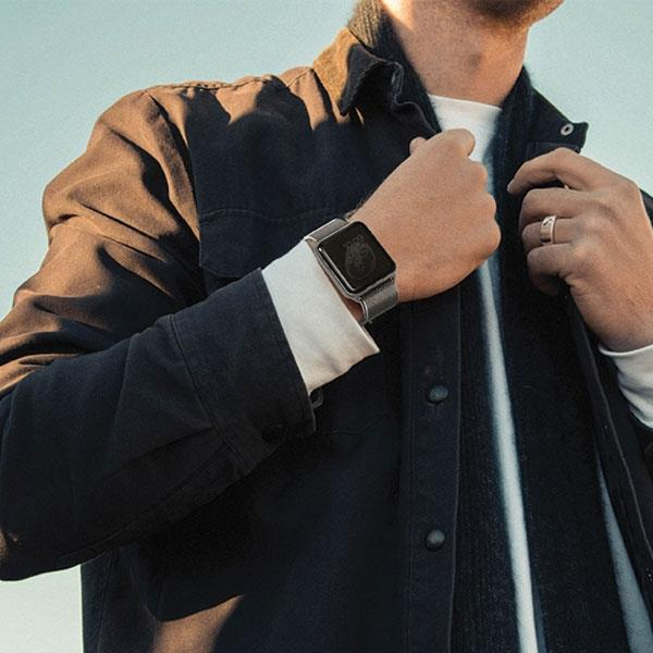 Apyrankė Uniq Dante Apple Watch Series 4/5/6/7/8/9/ SE 40 / 41mm strap. Stainless Steel rožinė 2 Apyrankė Uniq Dante Apple Watch Series 4/5/6/7/8/9/ SE 40 / 41mm strap. Stainless Steel rožinė 2