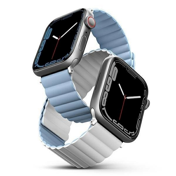 Uniq Dėklas Revix strap skirta Apple Watch 1/2/3/4/5/6/7/8/9/SE/SE2/Ultra 42/44/45/49mm. Reversible Magnetic Baltas-Mėlynas/Baltas-Mėlynas 1 Uniq Dėklas Revix strap skirta Apple Watch 1/2/3/4/5/6/7/8/9/SE/SE2/Ultra 42/44/45/49mm. Reversible Magnetic Baltas-Mėlynas/Baltas-Mėlynas 1