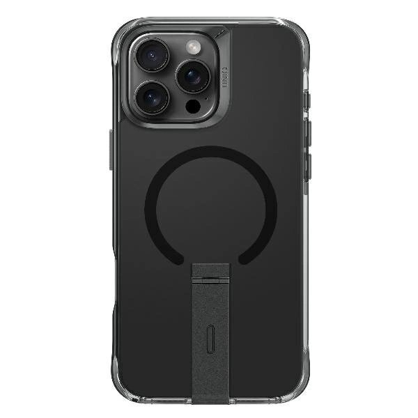 Uniq Eleva with Vertica Stand Dėklas iPhone 16 Pro Max - Juodas 1