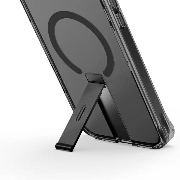 Uniq Eleva with Vertica Stand for iPhone 16 Pro - Juodas 2 Uniq Eleva with Vertica Stand for iPhone 16 Pro - Juodas 2