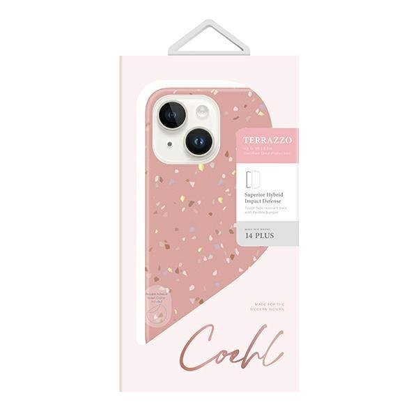 Dėklas UNIQ etui Coehl Terrazzo iPhone 14 Plus Rožinis 4 Dėklas UNIQ etui Coehl Terrazzo iPhone 14 Plus Rožinis 4