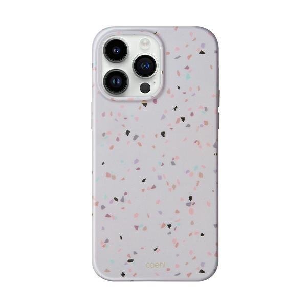 Dėklas UNIQ etui Coehl Terrazzo iPhone 14 Pro Pilkas Dėklas UNIQ etui Coehl Terrazzo iPhone 14 Pro Pilkas