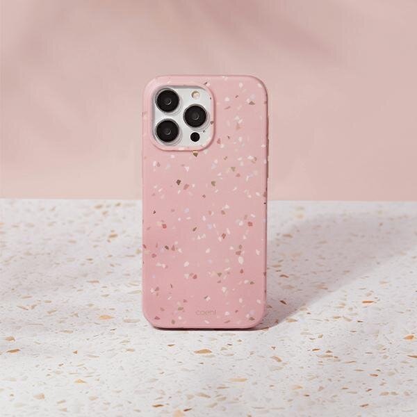 Dėklas UNIQ etui Coehl Terrazzo iPhone 14 Pro Rožinis 1 Dėklas UNIQ etui Coehl Terrazzo iPhone 14 Pro Rožinis 1