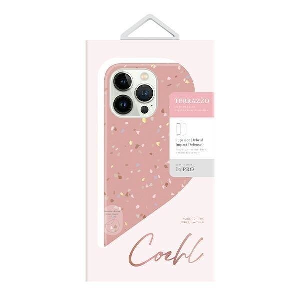 Dėklas UNIQ etui Coehl Terrazzo iPhone 14 Pro Rožinis 4 Dėklas UNIQ etui Coehl Terrazzo iPhone 14 Pro Rožinis 4