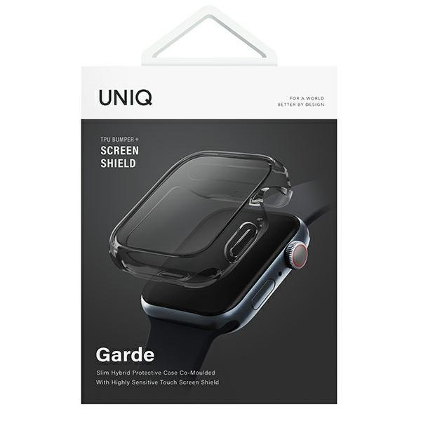 Ekrano apsauga UNIQ etui Garde Apple Watch Series 7/8/9 41mm. Pilka 5 Ekrano apsauga UNIQ etui Garde Apple Watch Series 7/8/9 41mm. Pilka 5