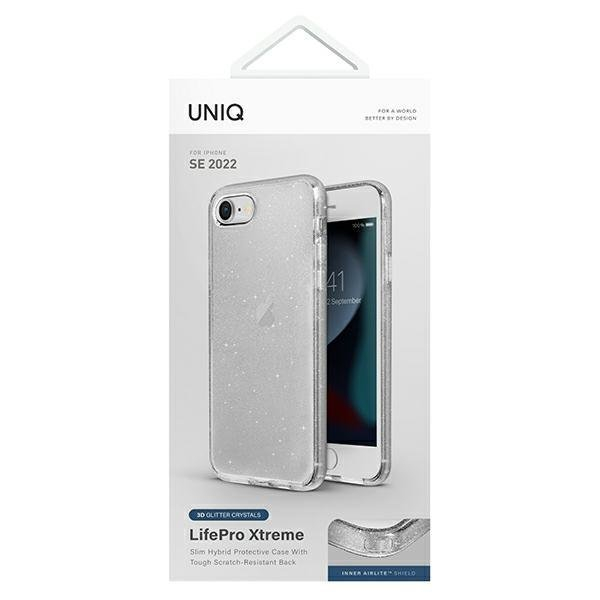 Dėklas UNIQ etui LifePro Xtreme iPhone SE 2022 / SE 2020 /7/8 Permatomas 4 Dėklas UNIQ etui LifePro Xtreme iPhone SE 2022 / SE 2020 /7/8 Permatomas 4