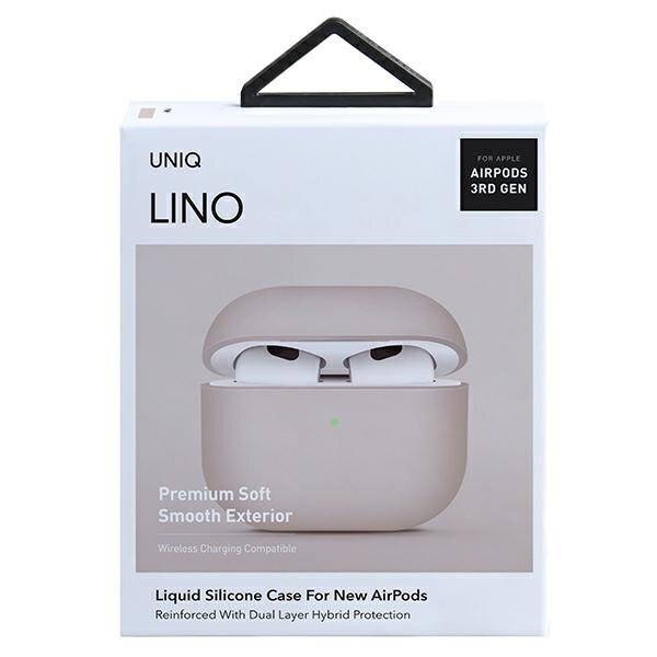 Dėklas UNIQ Lino AirPods 3 Rožinis 6 Dėklas UNIQ Lino AirPods 3 Rožinis 6
