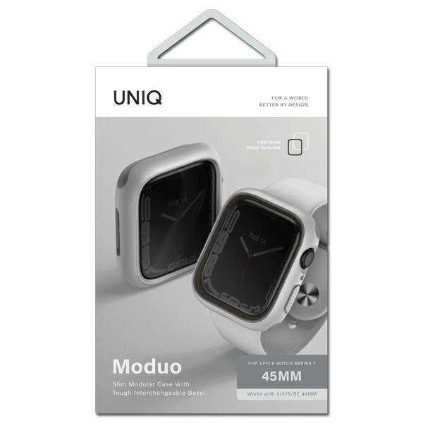 Ekrano apsauga UNIQ etui Moduo Apple Watch Series 4/5/6/7/8/SE 44/45mm Pilka 4 Ekrano apsauga UNIQ etui Moduo Apple Watch Series 4/5/6/7/8/SE 44/45mm Pilka 4