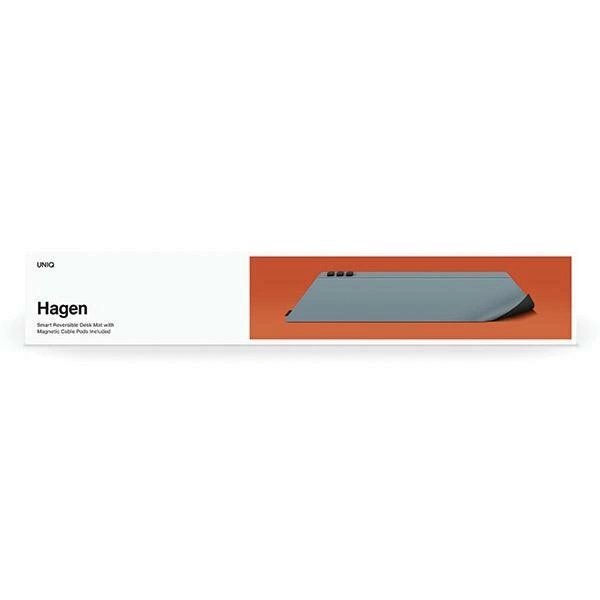 Magnetinis kilimėlis Uniq Hagen Magnetic Desk Pad dvisluoksnis – juodas ir mėlynas 6