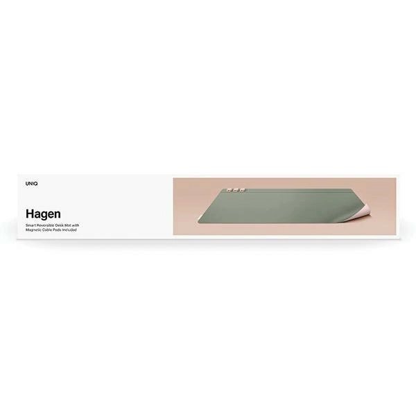 Magnetinis kilimėlis Uniq Hagen Magnetic Desk Pad dvisluoksnis – rožinis / žalias 6