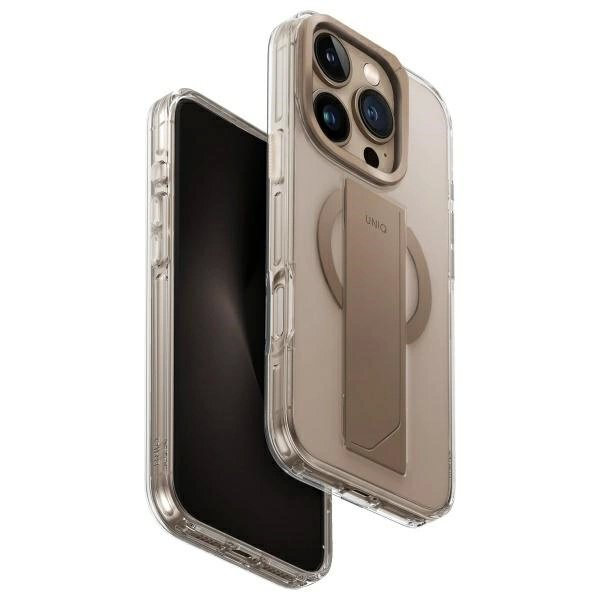 Uniq Heldro Max Magclick Charging Dėklas iPhone 16 Pro Max - Gold Uniq Heldro Max Magclick Charging Dėklas iPhone 16 Pro Max - Gold