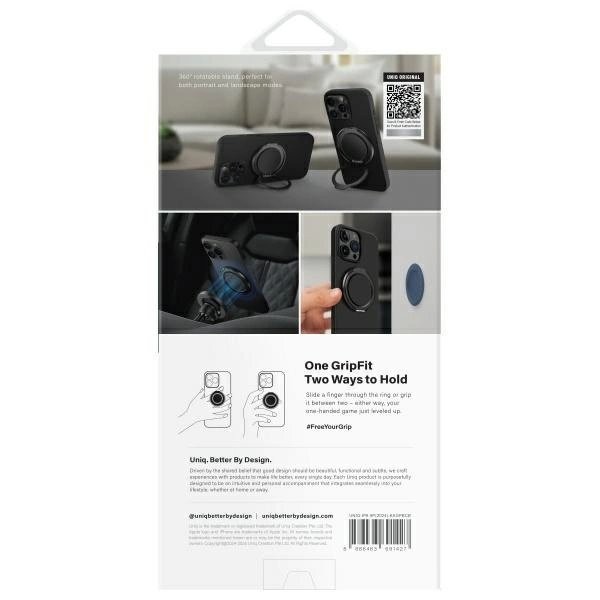 Uniq Keva Air iPhone 16 Pro Max 6.9" Magclick Charging Dėklas Juodas/carbon Juodas 2 Uniq Keva Air iPhone 16 Pro Max 6.9" Magclick Charging Dėklas Juodas/carbon Juodas 2