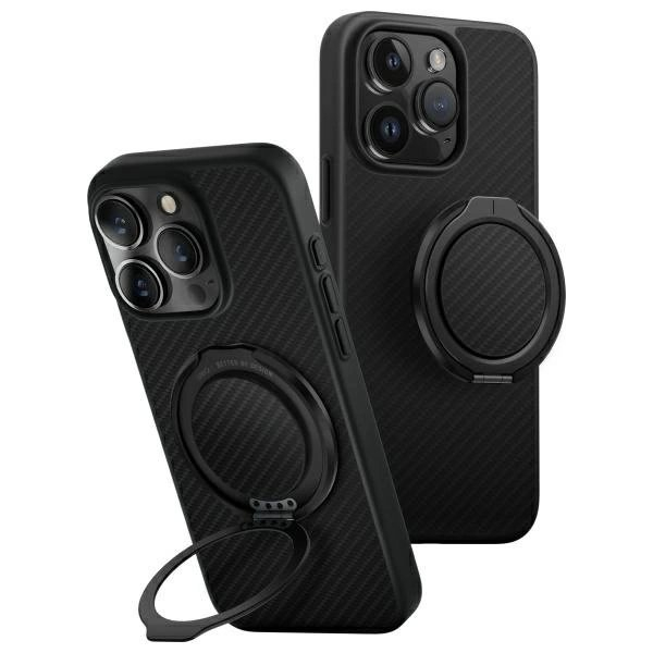 Uniq Keva Air iPhone 16 Pro Max 6.9" Magclick Charging Dėklas Juodas/carbon Juodas Uniq Keva Air iPhone 16 Pro Max 6.9" Magclick Charging Dėklas Juodas/carbon Juodas