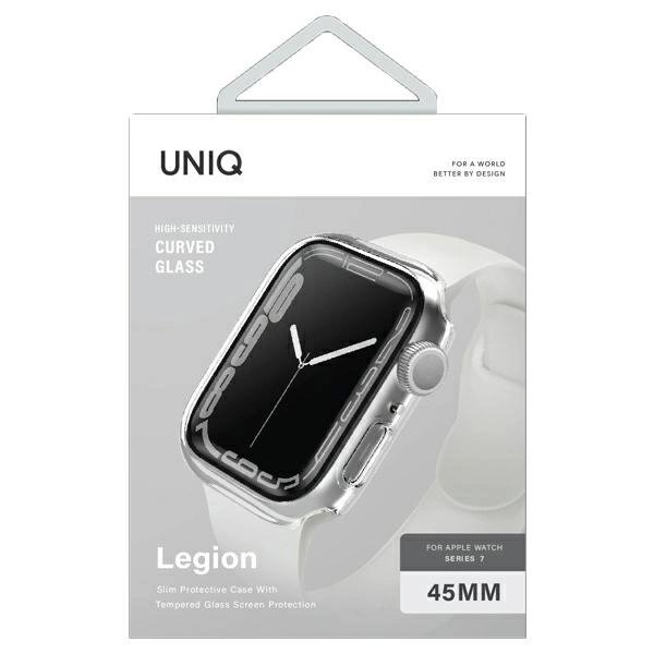 Uniq Legion Dėklas Apple Watch Series 7/8/9 45mm Permatomas 1