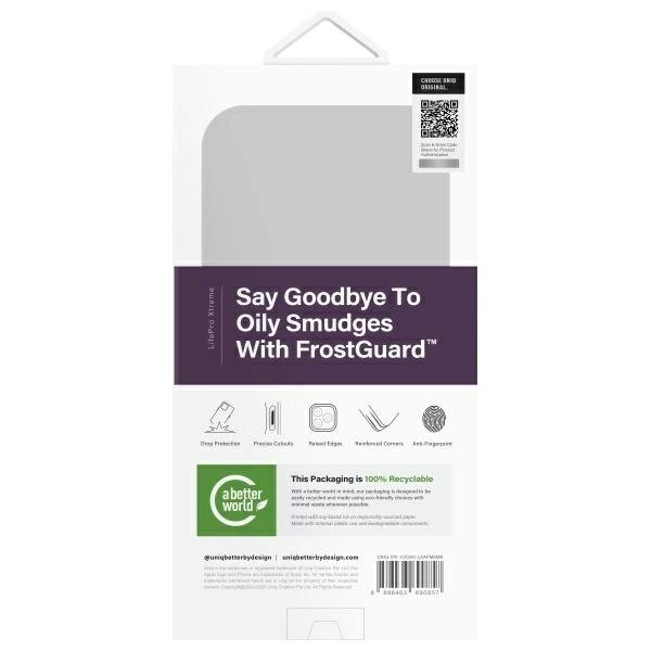 iPhone 16 – Uniq LifePro Xtreme Magclick Charging dėklas - Juodas 3